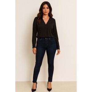 LAGENCE Dark Wash Skinny Jeans Women Size 27